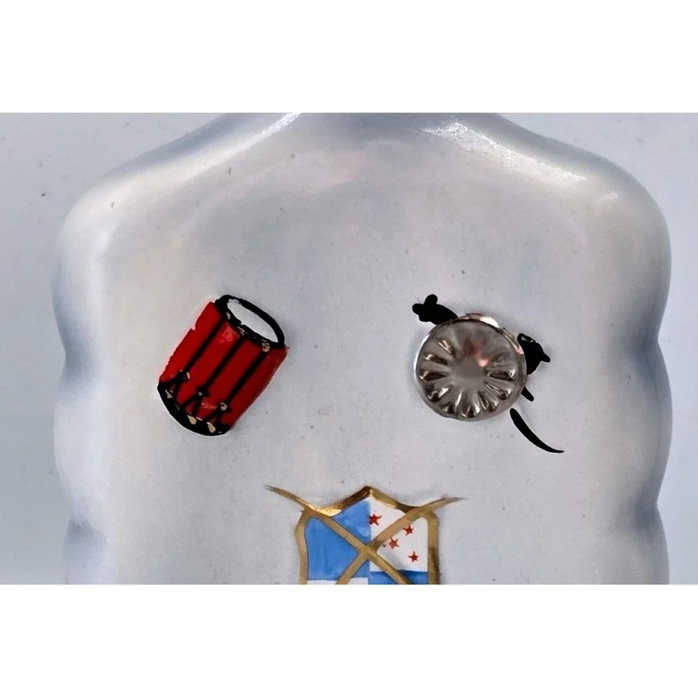 Vintage Shields Fifth Ave Soldier Whiskey Decanter Ceramic 3D Stopper Japan RARE